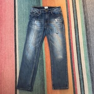 Hudson Jeans Kids Blue Distressed Denim
